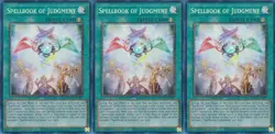 3x Spellbook of Judgment | RA01-EN054 | PCR | 1st Ed | NM | YuGiOh - Image 1