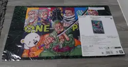 One Piece Card Game Official Playmat Vol 4 LE Sealed W Promo Card Bandai In Hand - Image 1