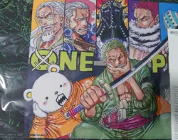 One Piece Card Game Official Playmat Vol 4 LE Sealed W Promo Card Bandai In Hand - Image 2