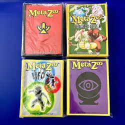 MetaZoo TCG Variety Pack Card Sleeves - Four (4) 60ct Packs - New Sealed! - Image 1