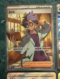 POKEMON SWSH SV MEGA EVOLUTION FULL ART TRAINER SIR SECRET RARE NM+ 18 CARD LOT - Image 4