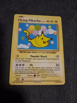 Flying Pikachu 110/108 XY Evolutions Secret Rare Mint PSA 9 Pokemon Card - Image 1