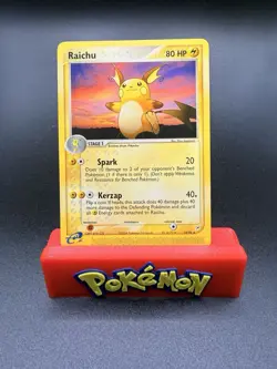 Pokemon TCG Raichu Ex Team Magma vs Team Aqua 13/95 Non Holo Rare NM Card - Image 1