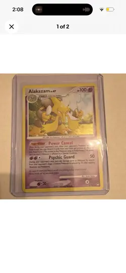 Pokemon TCG Alakazam & Blaziken Stage 2 Lot 2 Cards 2/123 1/17 - Image 1