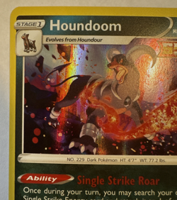 Houndoom 096/163 Stamped Prize Pack Series Card Holo NEAR MINT - Image 2