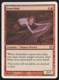 MTG 9th Edition Anarchist #173 Uncommon - Image 1