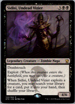 Sidisi, Undead Vizier from Dragons of Tarkir, #120 in LP condition - Image 1
