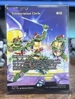 Teleportation Circle - Borderless Teenage Mutant Ninja Turtles MTG PZA 002 NM - Image 1