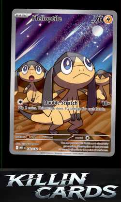 Helioptile - 143/132 143/132 Pokemon Illustration Rare ME01: Mega Evolution Card - Image 1