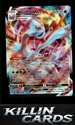Kyurem VMAX 049/196 Pokemon Ultra Rare SWSH11: Lost Origin Card NM - Image 1