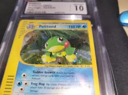 CGC 10 GEM MINT Politoed 2003 Skyridge H23 / H32 Holo SWIRL Pokemon Card TCG - Image 3