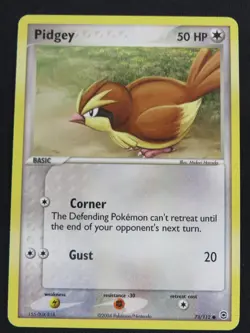 Pidgey 73/112 Common FireRed & LeafGreen Pokemon LP - Image 1