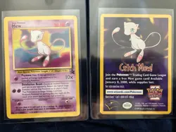 🌈Mew 8 Wotc Promo Regular Lp + WB Insert Card Pokemon TCG - Image 1