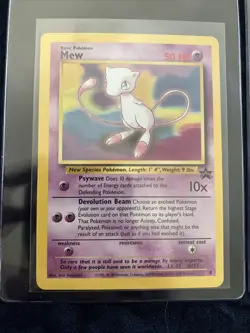 🌈Mew 8 Wotc Promo Regular Lp + WB Insert Card Pokemon TCG - Image 2