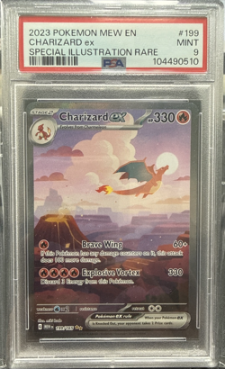 2023 Pokemon SV 151 EN Charizard ex Special Illustration Rare #199/165 PSA 9 - Image 1
