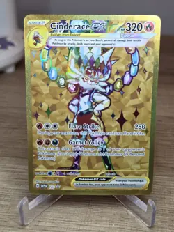 Cinderace EX Black Star Promo Pokemon Card, Scarlet And Violet Promo, SVP163 - Image 1