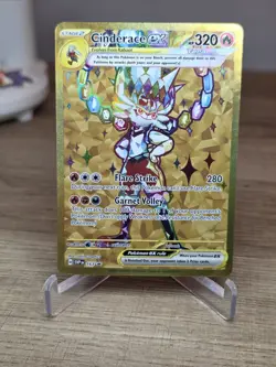 Cinderace EX Black Star Promo Pokemon Card, Scarlet And Violet Promo, SVP163 - Image 5