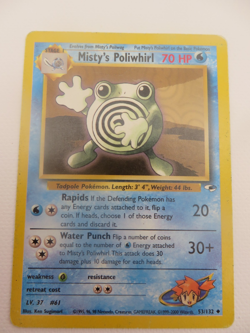 Misty's Poliwhirl - Unlimited - Gym Heroes - Uncommon - 53/132 - WOTC Pokemon - Image 1