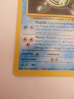 Misty's Poliwhirl - Unlimited - Gym Heroes - Uncommon - 53/132 - WOTC Pokemon - Image 4