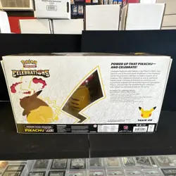 Pokemon Celebrations Premium Figure Collection Pikachu VMAX 25th Anniversary New 820650809408 - Image 2