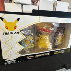 Pokemon Celebrations Premium Figure Collection Pikachu VMAX 25th Anniversary New 820650809408 - Image 5