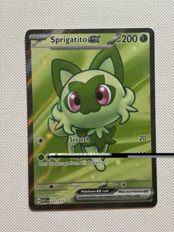 Pokemon TCG Sprigatito EX 251/217 Full Art Ultra Rare Holo Ascended Heroes - Image 1