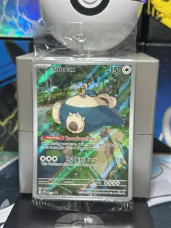SEALED Pokemon TCG Scarlet & Violet 151 ETB Promo 051 Snorlax Holo Card NM - Image 1