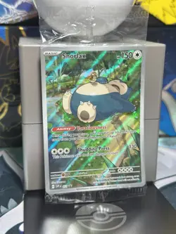 SEALED Pokemon TCG Scarlet & Violet 151 ETB Promo 051 Snorlax Holo Card NM - Image 2