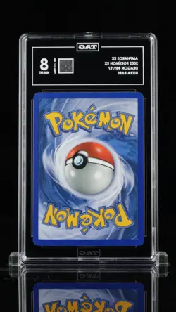 2003 POKEMON EX DRAGON #89 AMPHAROS EX-HOLO TAG 8 - Image 2