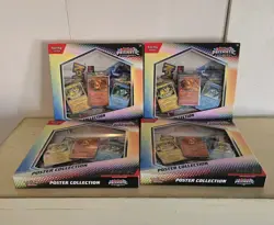 Pokemon TCG Prismatic Evolutions Poster Collection Box Lot SEALED LOT OF 4 - Image 1
