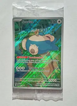 Pokemon - Snorlax - SV 151 Scarlet Violet Promo 051 - Holo Full Art - Sealed - Image 1