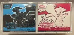 Pokemon Black Bolt and White Flare Pokemon Center ETB Factory Sealed With Case - Image 1