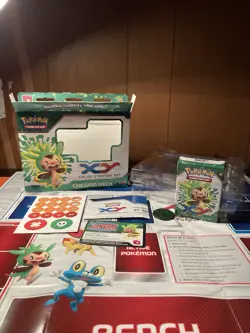 Pokemon XY Kalos Starter Deck Chespin | Open Box, Incomplete - Image 2