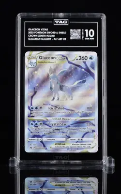 TAG 10 Glaceon VSTAR GG40/GG70 Crown Zenith: Galarian Gallery Pokemon - Image 1
