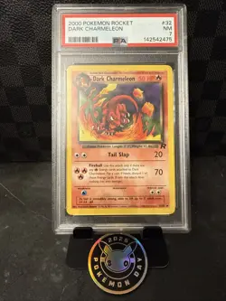 2000 Pokemon Team Rocket Dark Charmeleon #32/82 PSA 7 Slugma Sunday 🔥 - Image 1