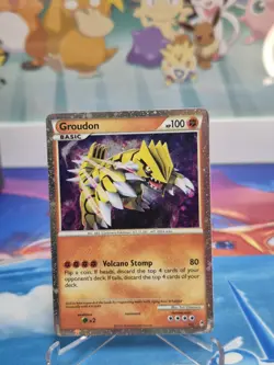 Pokemon TCG Groudon Call of Legends SL4 Holo LP - Image 1