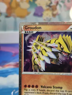 Pokemon TCG Groudon Call of Legends SL4 Holo LP - Image 3