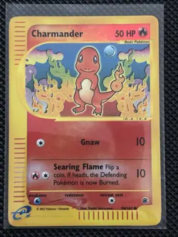 Charmander Pokemon TCG Expedition Base Set 98/165 Reverse Holo - Image 1