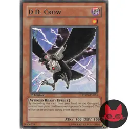 Yugioh D.D. Crow STON-EN024 Rare 1st Edition LP - Image 1