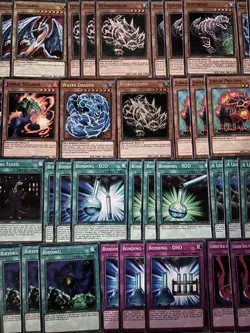 YuGiOh Bastion Water Dragon Bonding Deck & Secret Rare Collection with Game Mat - Image 4