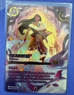 Disney Lorcana - Pocahontas - Peacekeeper (Iconic) 241/204 Winterspell - Image 1
