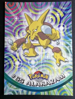Alakazam #65 Green Logo Topps Pokemon Card - Image 1
