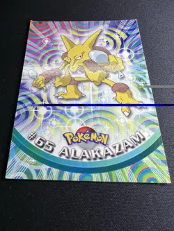 Alakazam #65 Green Logo Topps Pokemon Card - Image 3