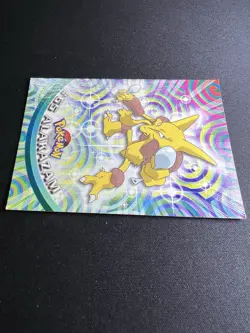 Alakazam #65 Green Logo Topps Pokemon Card - Image 4