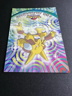 Alakazam #65 Green Logo Topps Pokemon Card - Image 5
