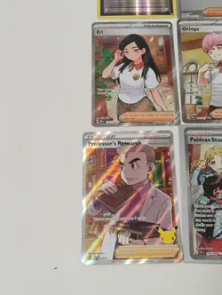 Pokemon 30 Card Trainer Supporter/Full Art Trainer/Promo Trainer Portfolio Lot - Image 5
