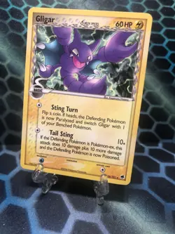 Gligar 16/101 Reverse Holo - EX Dragon Frontiers - Pokemon Trading Card Game LP - Image 1