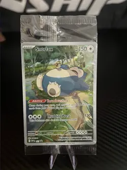 Pokemon: Snorlax SVP 051 Pokemon 151 ETB Black Star Promo Card SEALED - Image 1