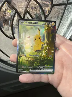 Pokemon Pikachu EX Holo 276/217 Thunderbolt 200 HP 120 Attack ASC Card English - Image 1