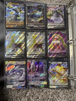 Pokemon Binder Full of Old Cards, Value of $150 full of extra protectors + pages - Image 2